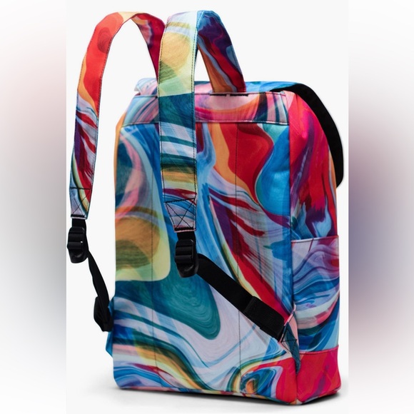 NEW Herschel Supply
Retreat 15L Small Backpack Paint Pour Multi-Holds 13” Laptop - Picture 9 of 12
